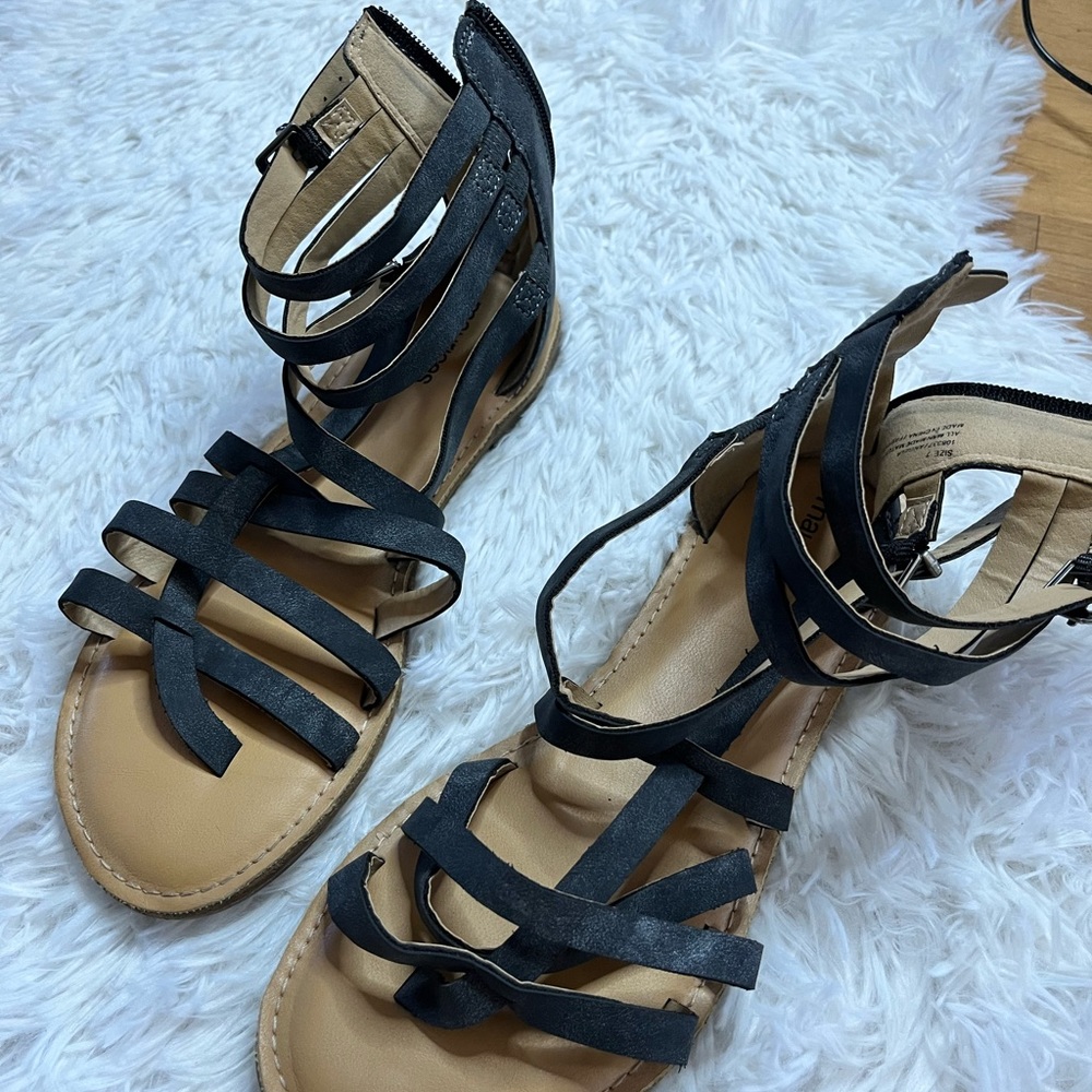 Black sandals